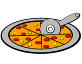 Desenho Pizza pintado por roberto