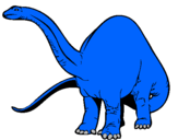 Desenho Braquiossauro II pintado por rei dos dinossauros