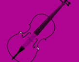 Desenho Violino pintado por Stefany