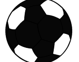 Desenho Bola de futebol II pintado por vitória