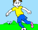 Desenho Jogar futebol pintado por pedro eduardo
