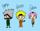 Desenho Naruto pintado por Flávia