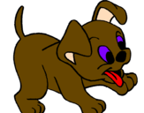 Desenho Cachorro pintado por gustavo