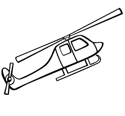 Desenho Helicóptero brinquedo pintado por elicoptero