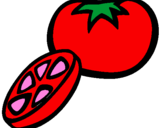 Desenho Tomate pintado por CAIO
