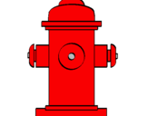 Desenho Hidrante pintado por hidrante