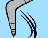Desenho Bumerangue pintado por luis