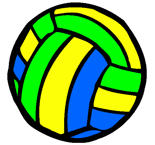 Desenho Bola de voleibol pintado por Letícia
