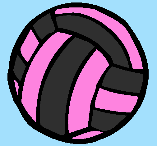 Desenho Bola de voleibol pintado por alinecabral