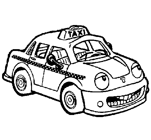 Desenho Herbie Taxista pintado por hgtytyrreewwwwww