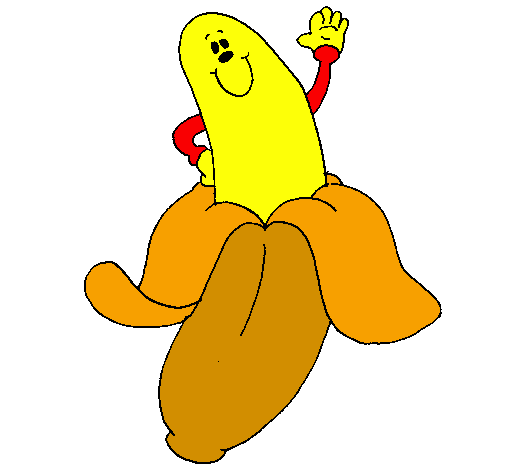 Desenho Banana pintado por nana banana