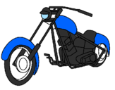 Desenho Moto pintado por     suzuque   do  gabriel