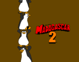 Desenho Madagascar 2 Pingüinos pintado por anónimo