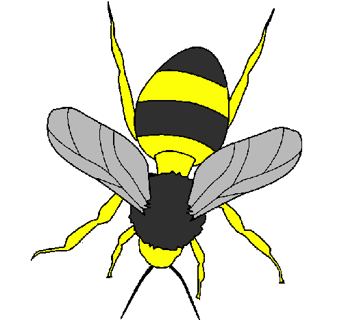 Desenho Abelha pintado por abelha