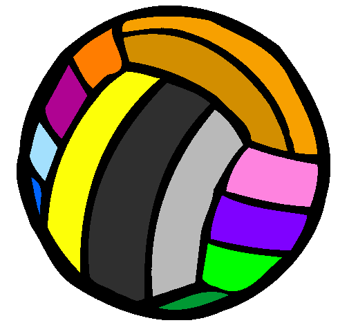 Desenho Bola de voleibol pintado por Camy
