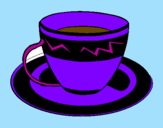 Desenho Taça de café pintado por drih