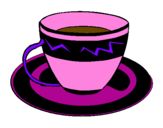Desenho Taça de café pintado por ,iomk,o