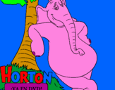 Desenho Horton pintado por bianca