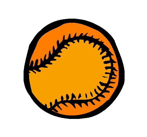 Desenho Bola de basebol pintado por glawan
