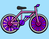 Desenho Bicicleta pintado por Letícia
