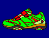 Desenho Sapato de ginástica pintado por weberth