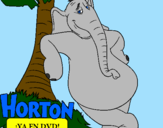 Desenho Horton pintado por Lívia