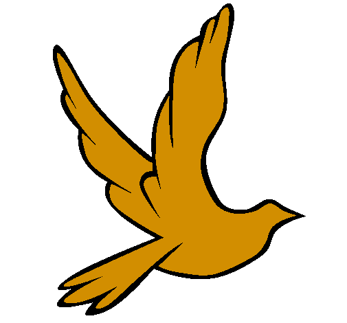 Desenho Pomba da paz a voar pintado por ana 