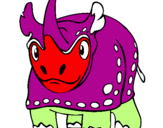 Desenho Rinoceronte pintado por ricardo
