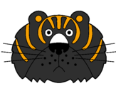 Desenho Tigre III pintado por andrea