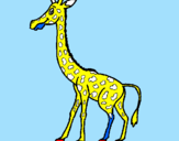 Desenho Girafa pintado por  murilo