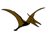 Desenho Pterodáctilo pintado por dinogi