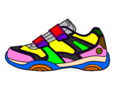 Desenho Sapato de ginástica pintado por eduardo