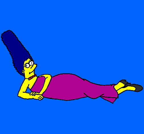 Desenho Marge pintado por le jesus olivera