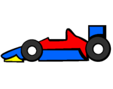 Desenho Fórmula 1 pintado por lucas