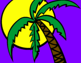 Desenho Verão pintado por Praia coqueiro