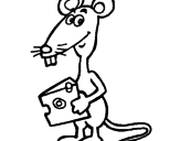 Desenho Rata 2 pintado por Ratinho