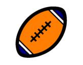 Desenho Bola de futebol americano II pintado por tony