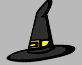 Desenho Chapéu de bruxa pintado por BELA   10