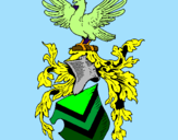 Desenho Escudo de armas e águia pintado por chrystian