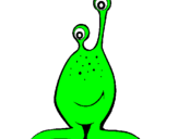 Desenho Mini-extraterrestre pintado por gabriel