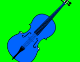 Desenho Violino pintado por violino
