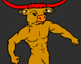 Desenho Cabeça de búfalo pintado por thiago ferreira