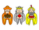 Desenho Os Reis Magos 4 pintado por derik