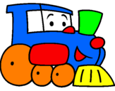 Desenho Comboio pintado por Tita1