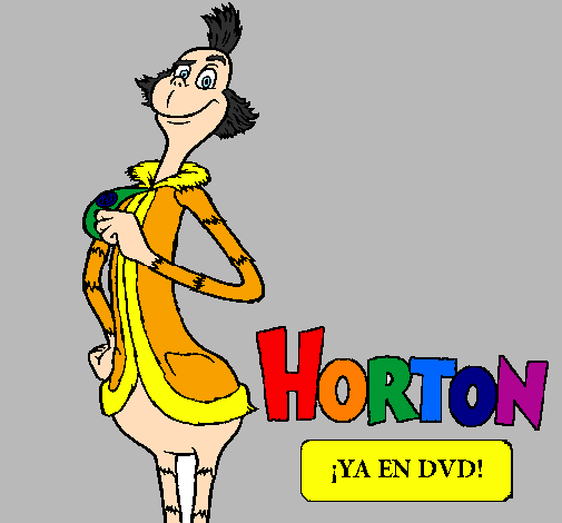 Desenho Horton - Prefeito pintado por carlos