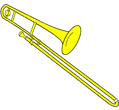 Desenho Trombone pintado por anónimo