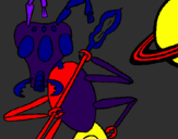 Desenho Formiga alienigena pintado por SCHELDON