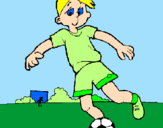 Desenho Jogar futebol pintado por emilly alison