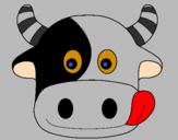 Desenho Vaca pintado por GABI