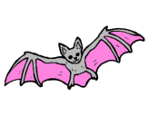 Desenho Morcego a voar pintado por MORCEGA